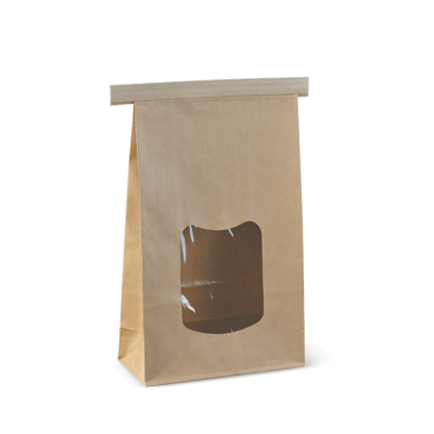 Large Window Tin-Tie Bag