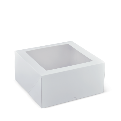 Window Patisserie 9inch Deep Square Cake Box