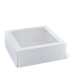 Window Patisserie 11inch Square Cake Box