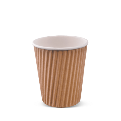 8oz Ripple-Wrap Hot Cup
